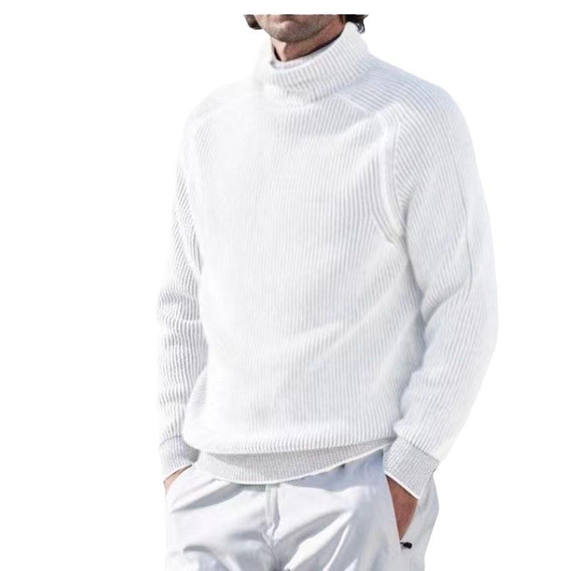 Men's Loose Turtleneck Pullover Warm Bottoming Sweater