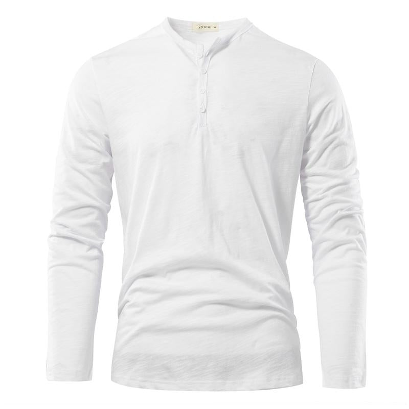 Men's Bamboo Cotton Bottoming Long-sleeved T-shirt