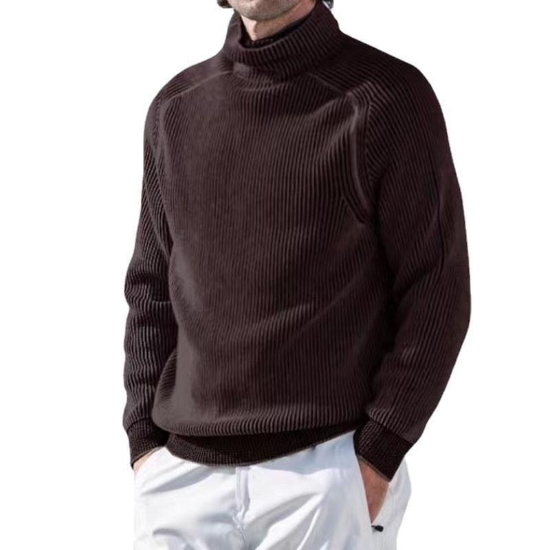 Men's Loose Turtleneck Pullover Warm Bottoming Sweater