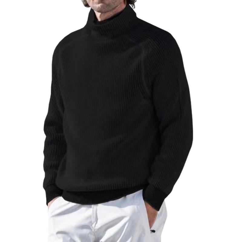 Men's Loose Turtleneck Pullover Warm Bottoming Sweater