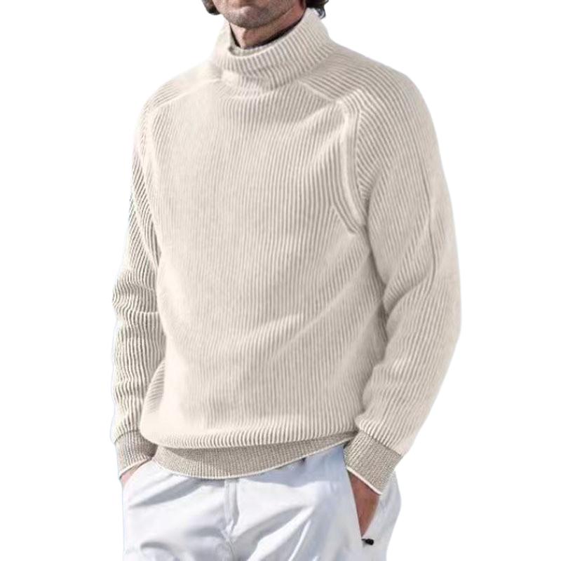 Men's Loose Turtleneck Pullover Warm Bottoming Sweater