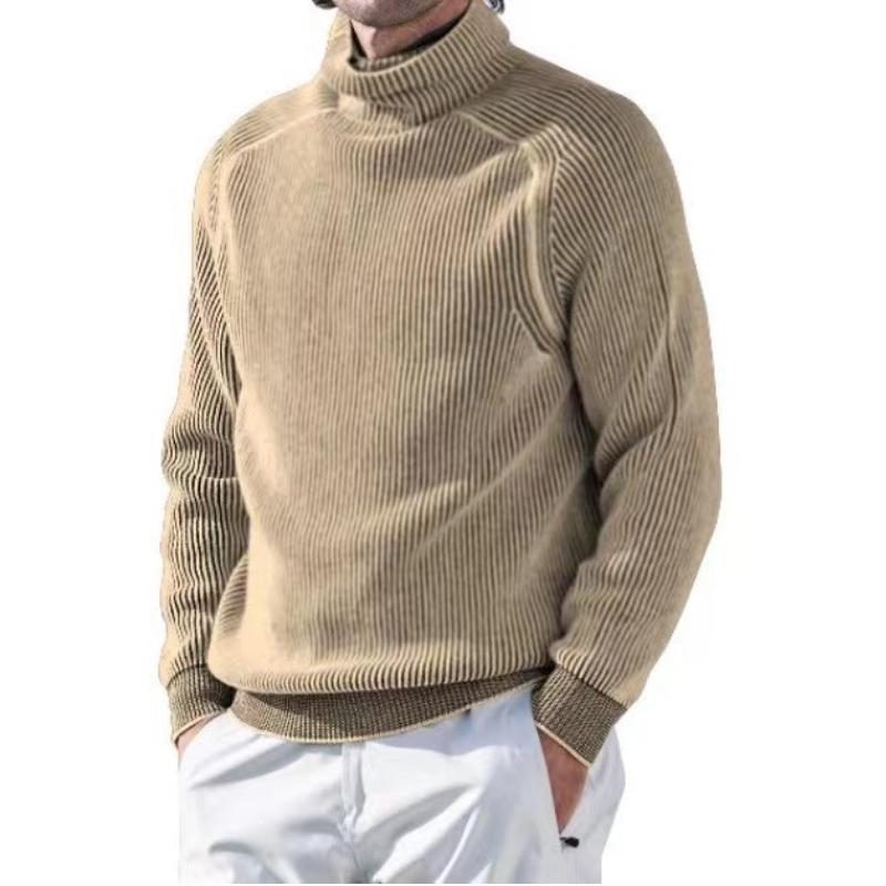 Men's Loose Turtleneck Pullover Warm Bottoming Sweater